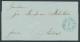 20: Prefrim betalt brev stpl bl TVEDESTRAND 25-3-1851, sendt til Arendal Utrop: 200, Startbud: 375