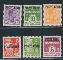 995: DANMARK Postfrge 2, 5, 6, 16, 25 og 44 prima postfrisk. Afa 1400,- Utrop: 200, Startbud: 180