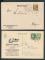 877: To reklame brevkort med debet-melding sendt Stryn. Stp hhv MOLDEN og NORDLAND B i 1928. Utrop: 100, Startbud: 225