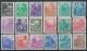 1428: DDR Afa 176-193 komplett serie 5 rs planen ustemplet. Utrop: 100, Startbud: 100