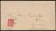 368: 53 III type 3 p vakker konvolutt stpl HORNINGDAL 10-1-1890 - fltt segl bak. Utrop: 150, Startbud: 701