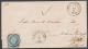 209: 4c. Vakkert brev stemplet Ns i Hallingdal 18/9 1862. Brevet er kontrollert for vekt underveis. Sidestemplet Nordland (t. 4) 3/10 1862 p D/S Nordcap.  Ex Biermann Utrop: 700, Startbud: 5040