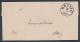 12: Betalt helbrev stemplet Brevig 22/2 1855 i sort farge. Sjeldent! Utrop: 600