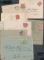 160: 52-54 II. Lot 9 brev med diverse 20 mm. Bl.a 2 stk med 20 re til Berlin. Flere pene. Utrop: 250