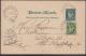 117: 52IIIb opppfrankert p 5 brevkort til Tyskland 1892 fra Hammerfest. Ankomststpl. fora. Meget fin kvalitet for slike. Utrop: 200, Startbud: 180